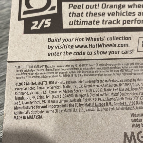 Hot Wheels | Track Stars #2 of 5: Forward Force Car - 1:64 Scale Die Cast - Picture 3 of 9